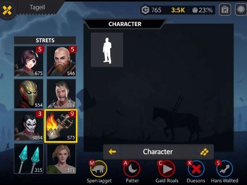 Cyclone Sword Conquerors Character Selection